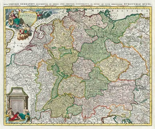 Deutschland Heiliges Römisches Reich 1740 [Reprint]