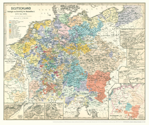 DEUTSCHLAND von Rudolph von Habsburg bis Maximilian I. 1273–1492 [Reprint]