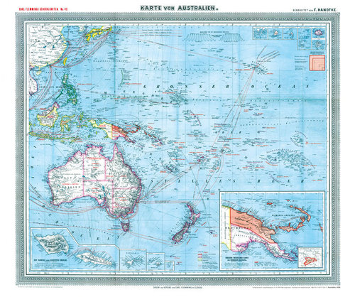 General-Karte von Australien und Südsee, 1903