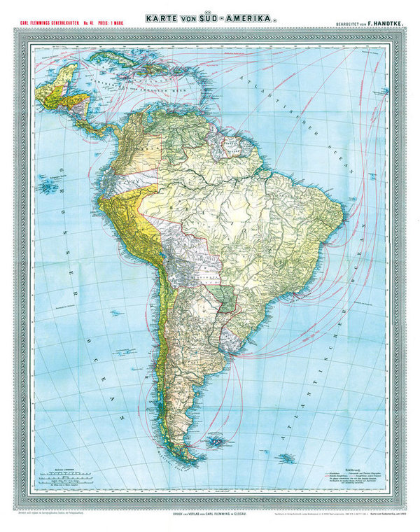 Südamerika-Karten