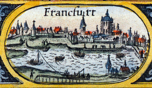 Postreisekarte Deutschland – Germania 1607 [Reprint]