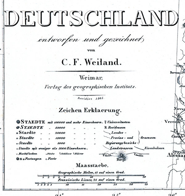 Deutschland 1865 [Reprint]