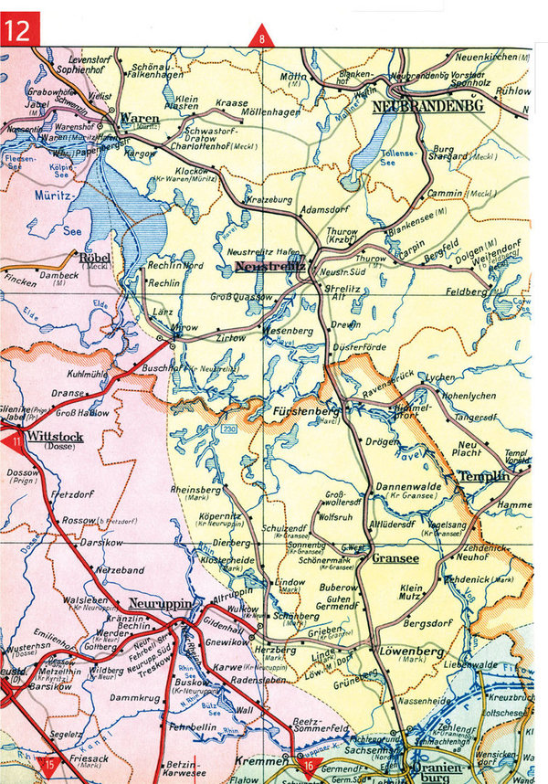 ATLAS DR 1967 Eisenbahnstreckenlexikon der DDR