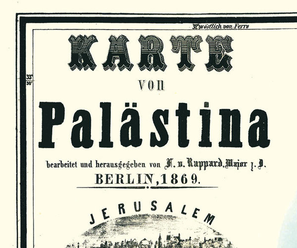 PALÄSTINA 1869 [Reprint]