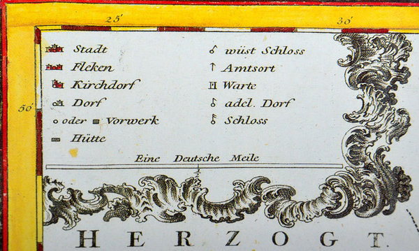 HARZ Grafschaft Hohnstein 1761 [Reprint]