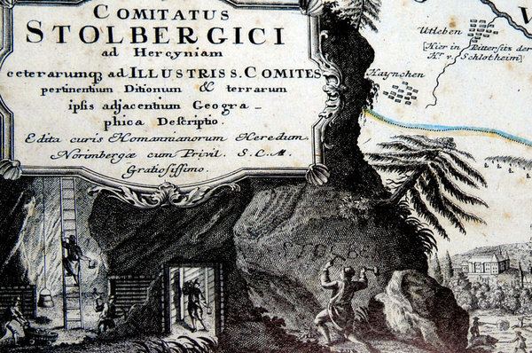 Grafschaft Stolberg mit Harz 1736 [Reprint]
