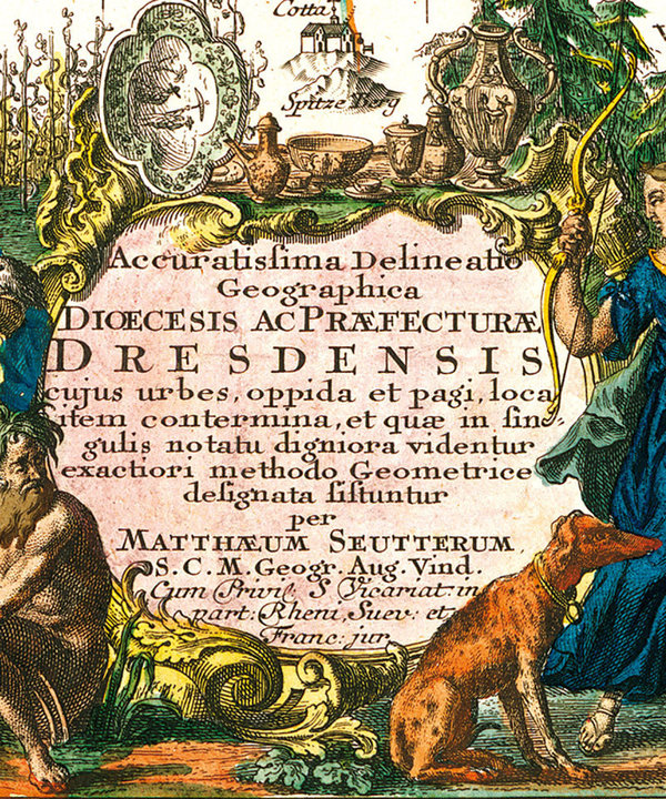 Dresden mit Umgebung, um 1757 [Reprint]