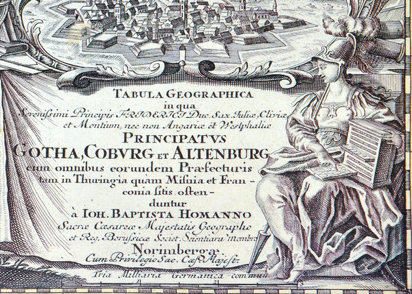 Fürstentümer Gotha, Coburg, Altenburg 1729 [Reprint]