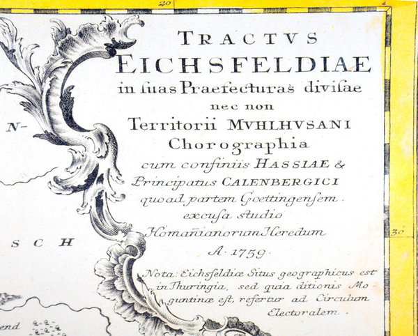 Das Eichsfeld (Ober- und Untereichsfeld) 1759 [Reprint]