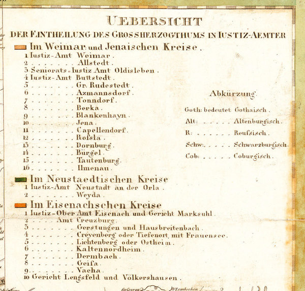 Großherzogtum Weimar Eisenach, 1817 [Reprint]