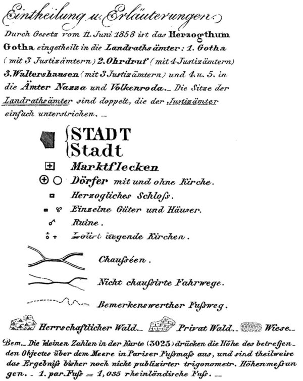 Herzogtum Gotha 1858 [Reprint]