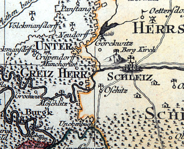 Reussisches Vogtland – Vogtlandkarte 1757 [Reprint]