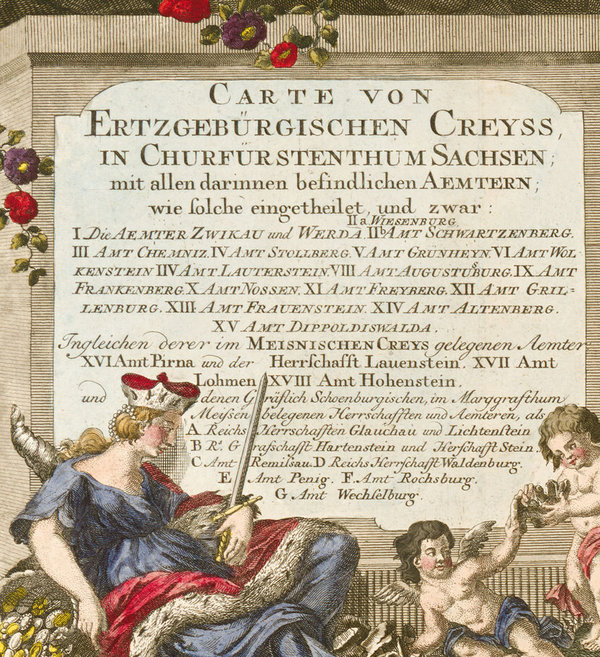 Erzgebirge Erzgebirgischer Kreis 1760 [Reprint]