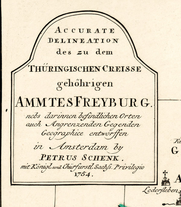 Amt Freyburg, 1754 [Reprint]