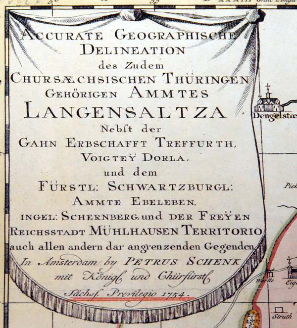 Amt Langensalza 1754 [Reprint-gerollt]