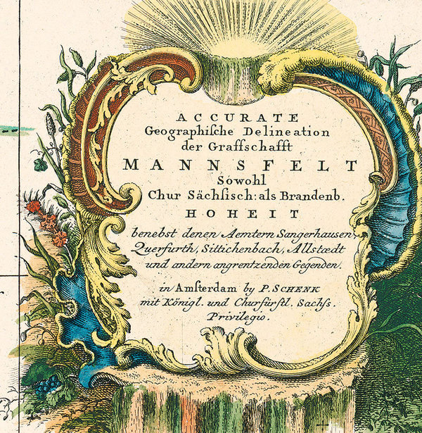 Grafschaft Mansfeld 1760 [Reprint]