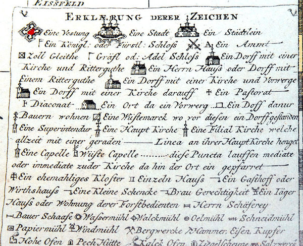 Grafschaft Henneberg 1755 [Reprint]