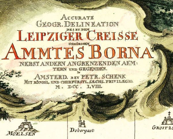 Amt BORNA, 1758 [Reprint]
