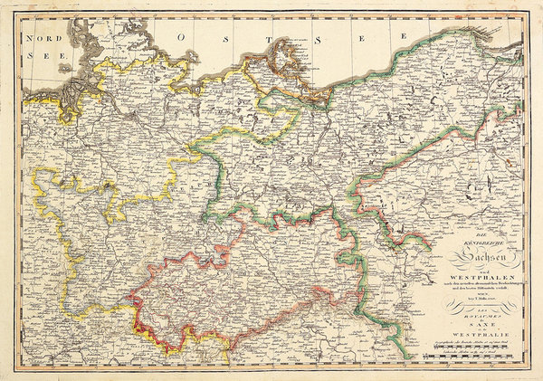 Königreiche Sachsen Westphalen 1808 [Reprint]