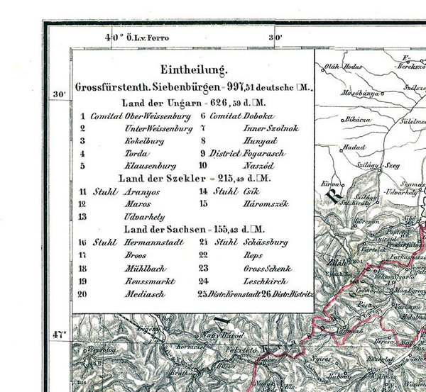 Großherzogtum Siebenbürgen, 1853 [Reprint]