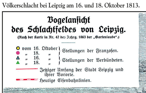 Völkerschlacht Leipzig Vogelsicht
