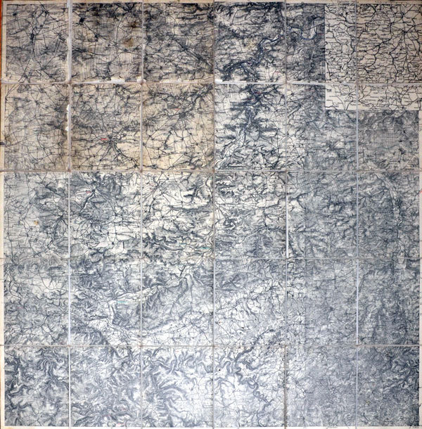 ORIGINAL–KARTE – Manöverkarte des XI. Armeekorps 1908