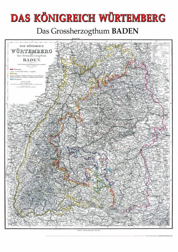 Königreich Württemberg und Großherzogtum Baden, 1864 [Reprint]