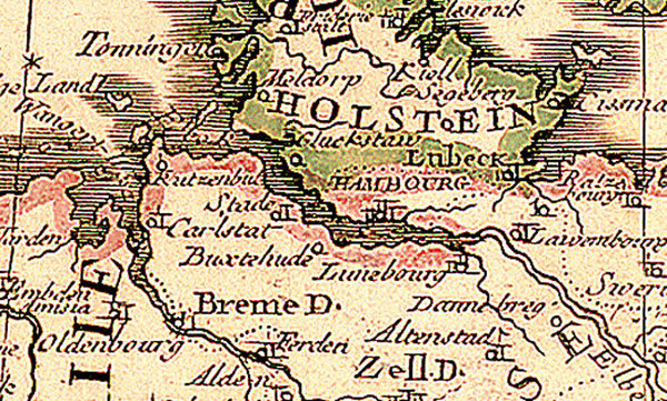 Europa 1767 – Historische Karte [gerollt]