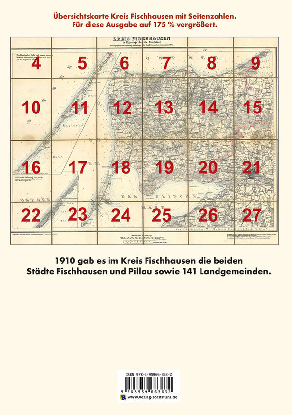 Atlas Kreis Fischhausen - Regierungsbezirk Königsberg 1893