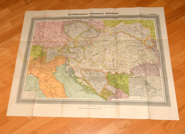 ORIGINAL  Hist. Handtke Karte: ÖSTERREICH UNGARN  1908