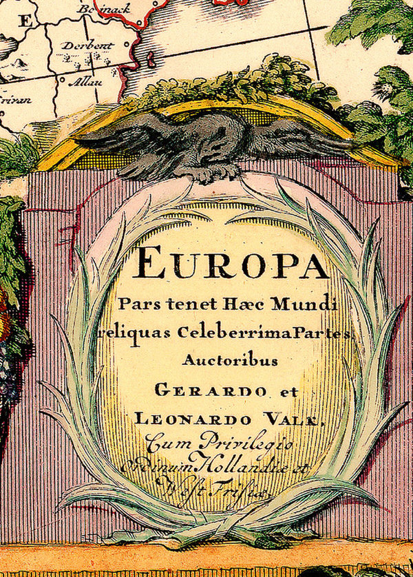 Historische Karte: Europa 1687 [gerollt]